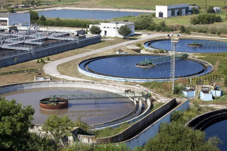 NRV worm reducer used in wastewater treatment aeration system